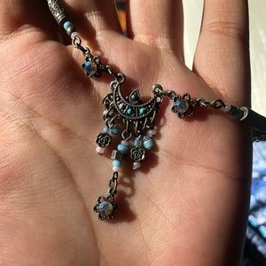 Beads & Dark Grey Necklace